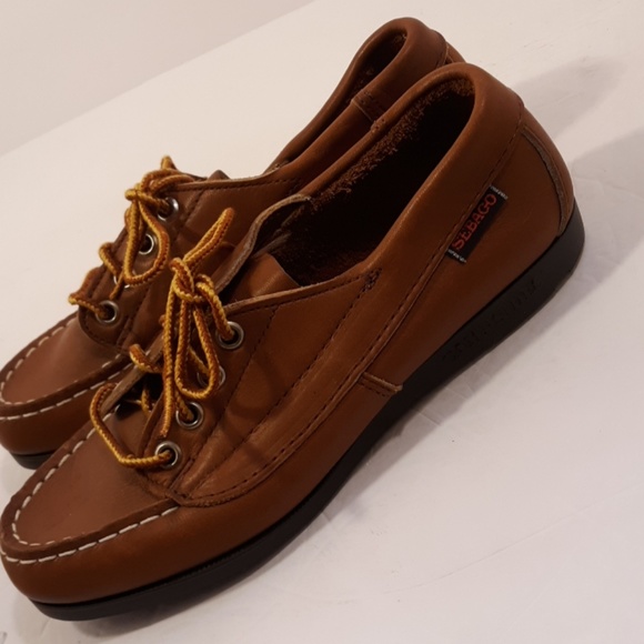 Sebago Campsides Mocs size 5 NWOT Leather MADE US - Picture 3 of 8